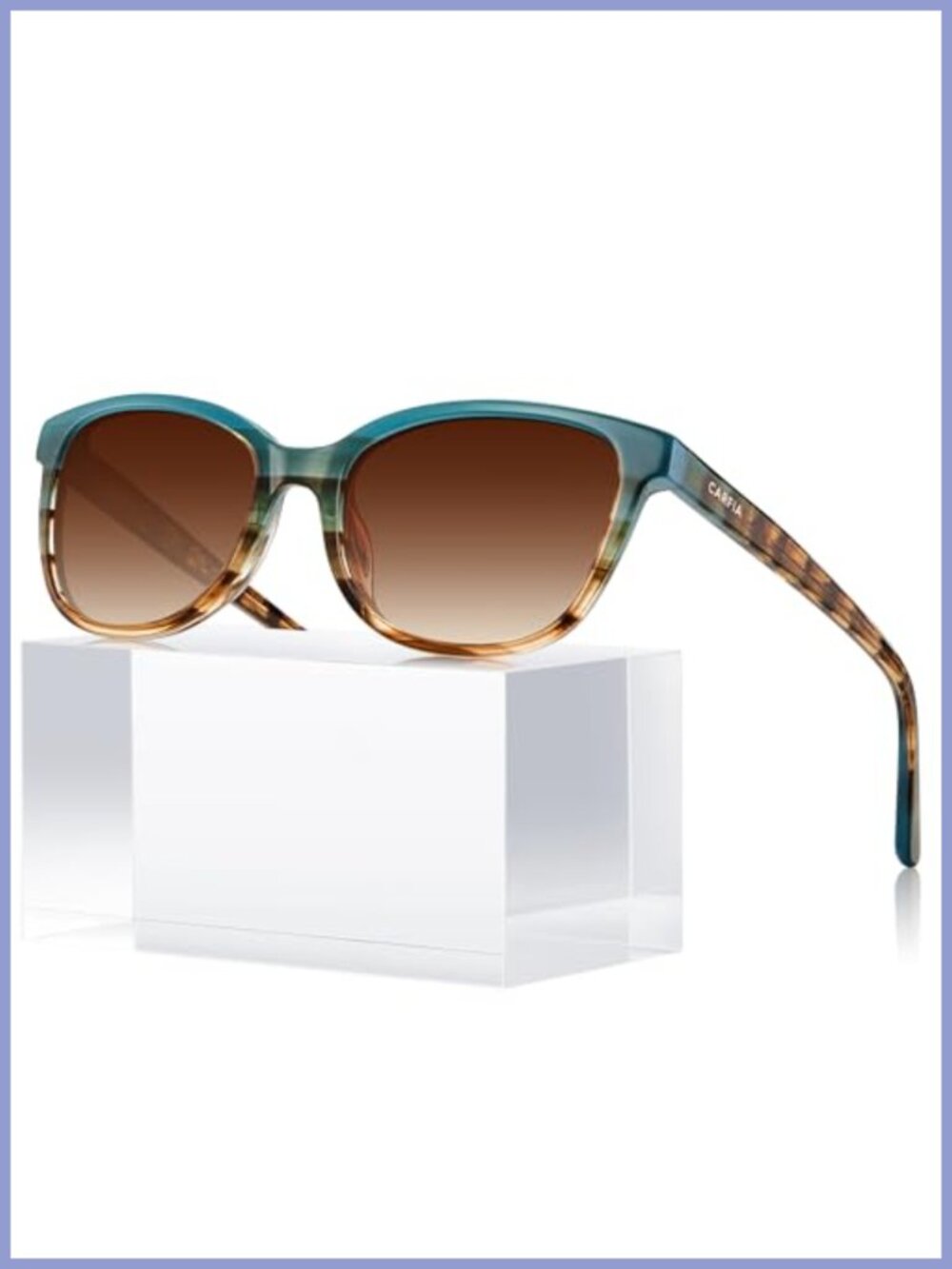 Designer Acetate Cat Eye Polarized Sunglasses for Women UV400 Italian Acetate